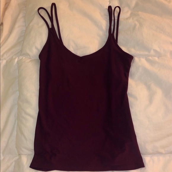 Mudd Tops - Maroon Cami Tank Top